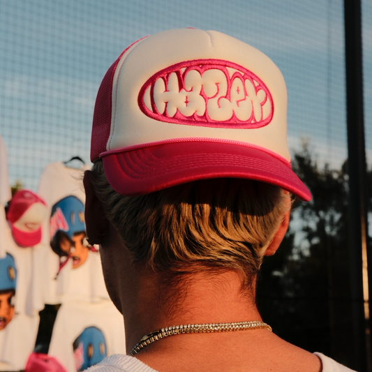 Pink/ White OG Trucker